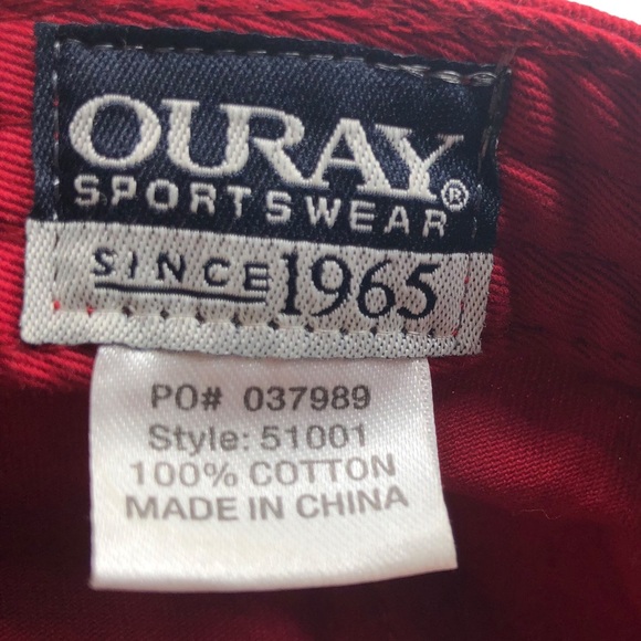 Ouray Table Rock Lake Missouri Red Cap Distressed Broken In Baseball Trucker - Picture 5 of 9